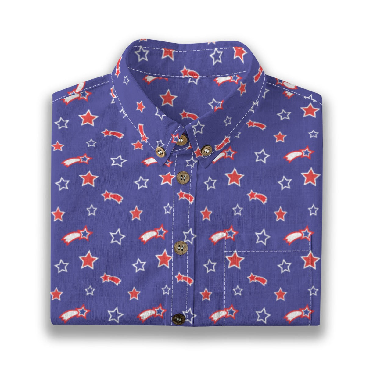 Kids' Cotton Button-Up Shirt