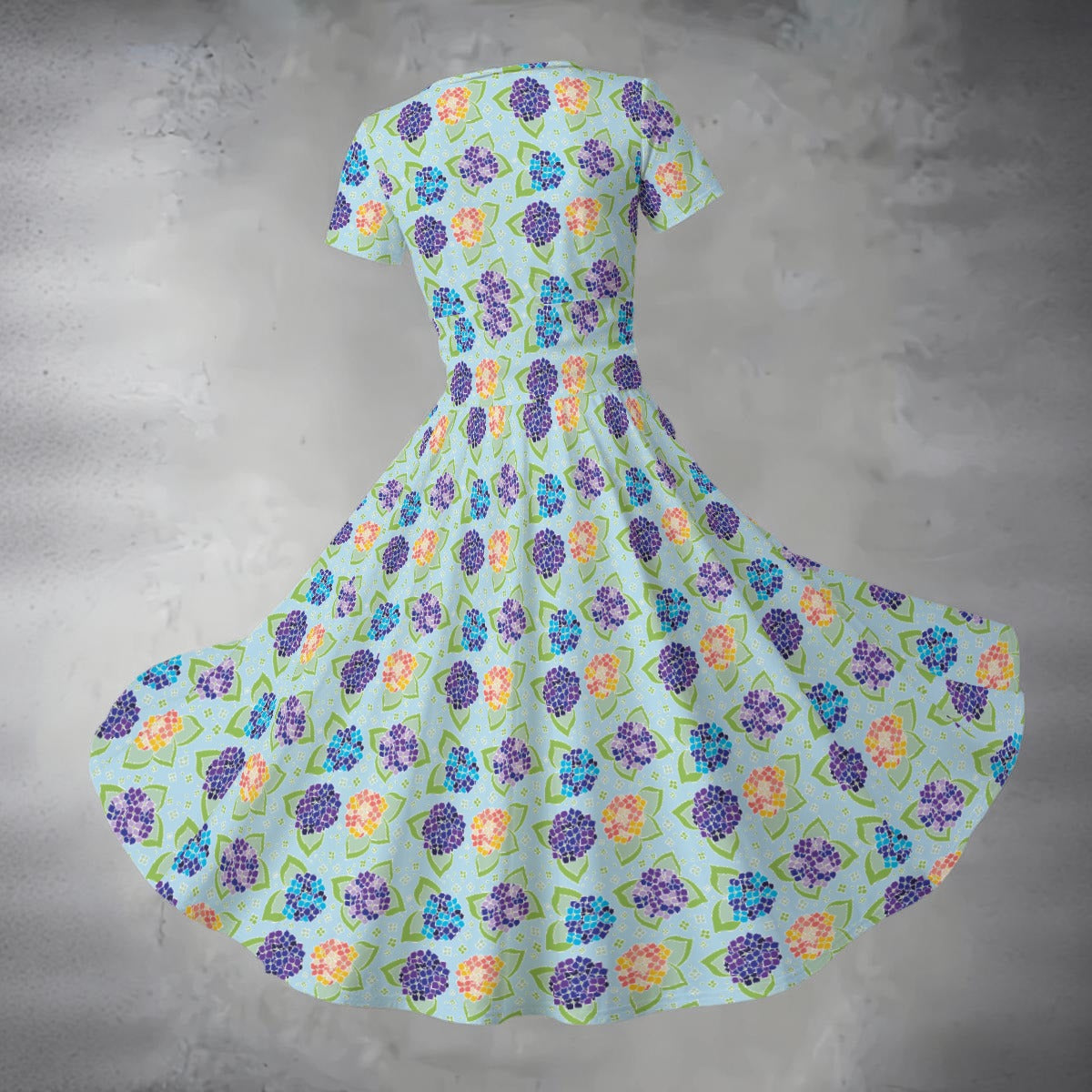 Women's Midi V-Neck Dress