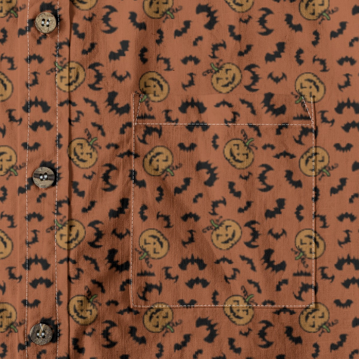Men's Cotton Button-Up Shirt