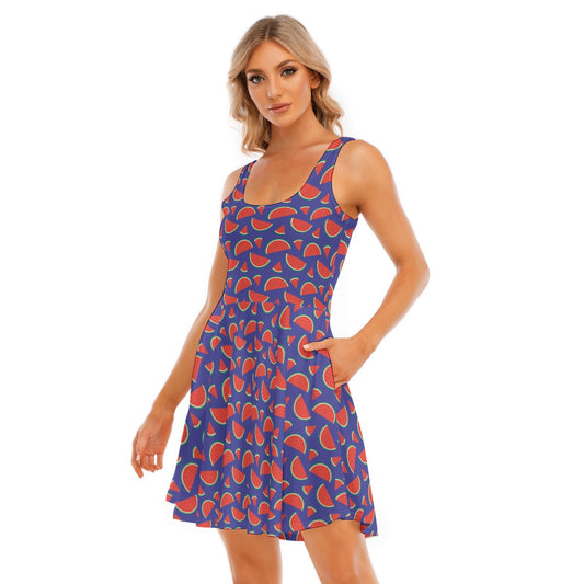 Women's Sleeveless Twirl Dress