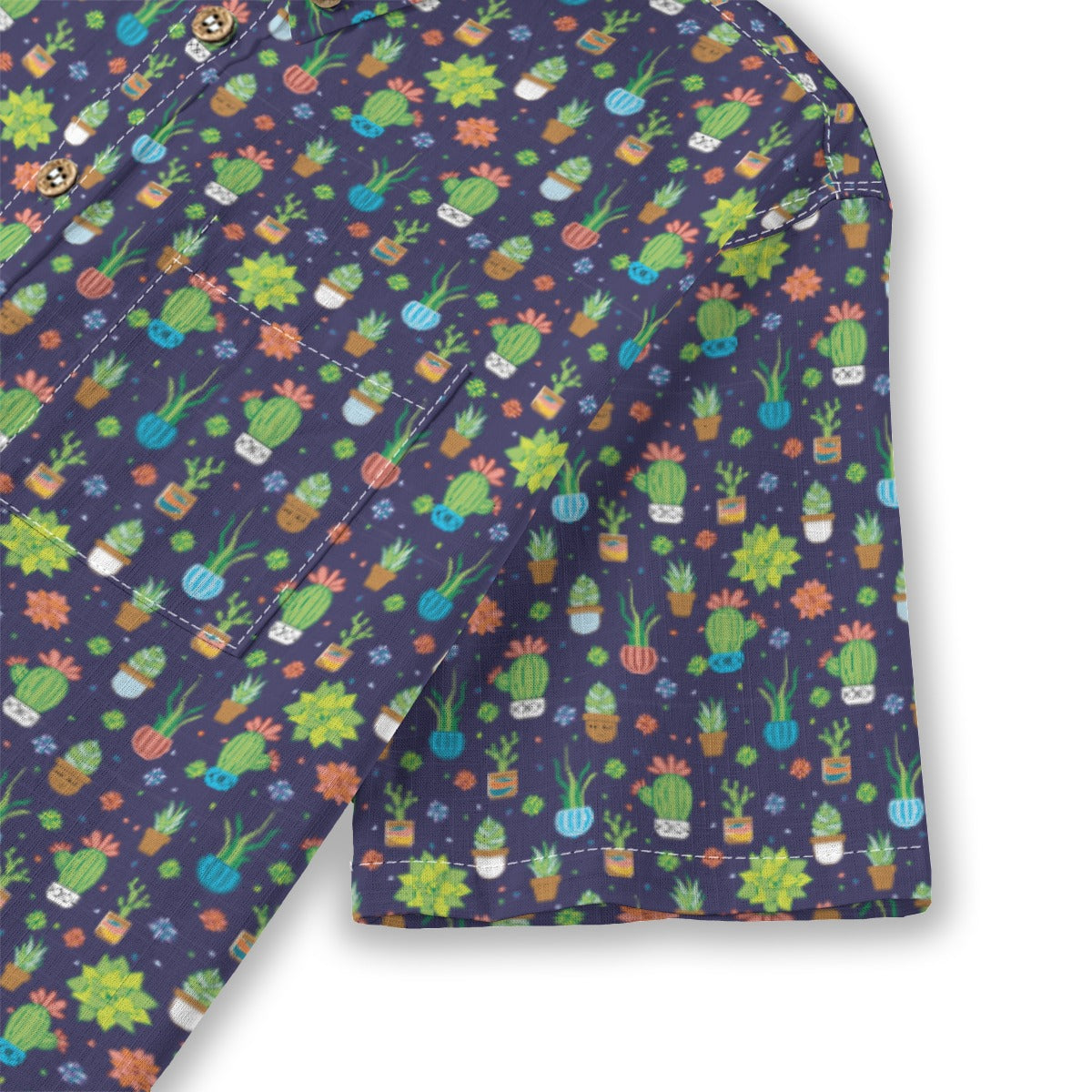 Kids' Cotton Button-Up Shirt