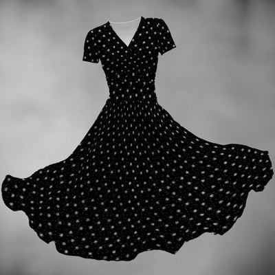 Women's Midi V-Neck Dress