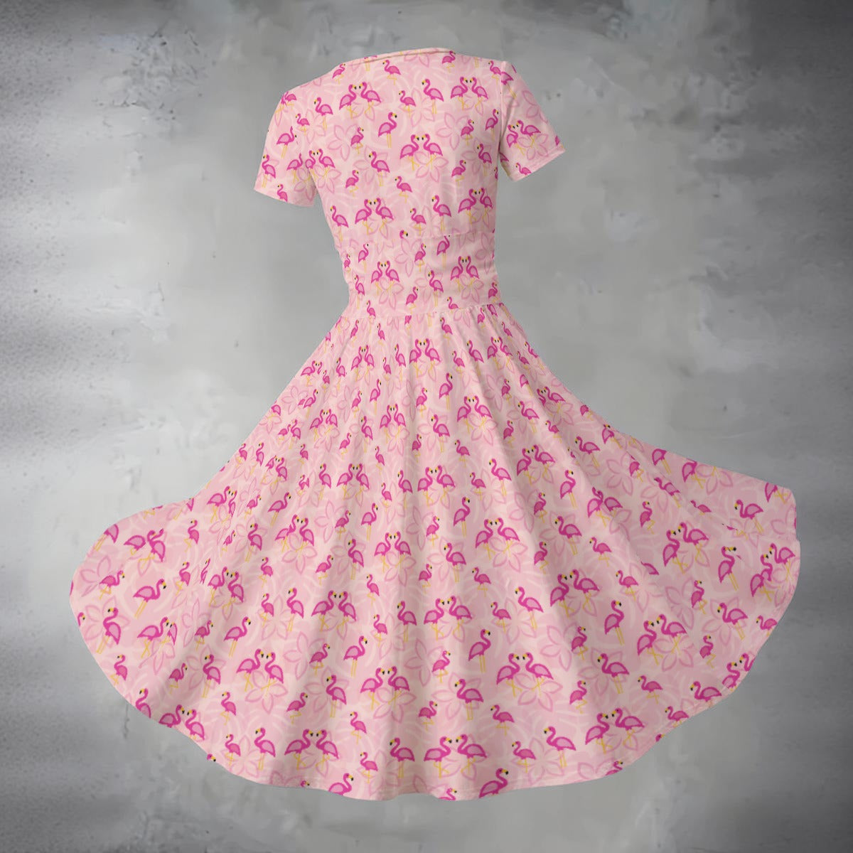 Women's Midi V-Neck Dress