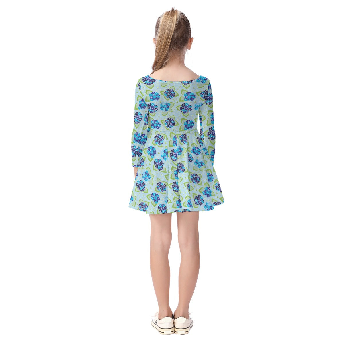 Kids' Long-Sleeve Twirl Dress