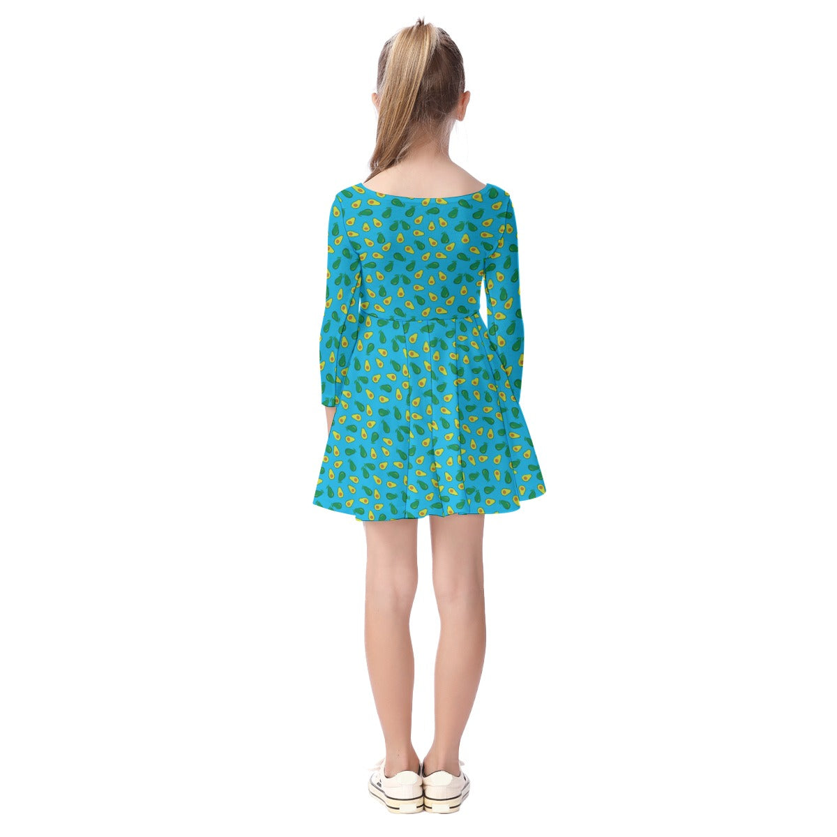 Kids' Long-Sleeve Twirl Dress