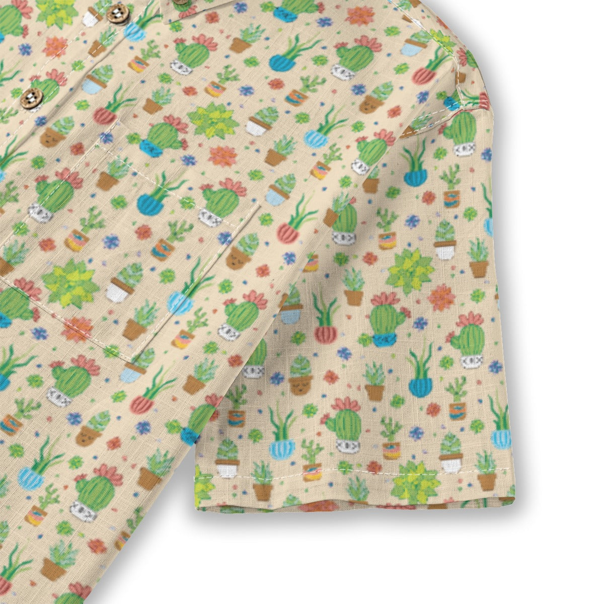 Kids' Cotton Button-Up Shirt