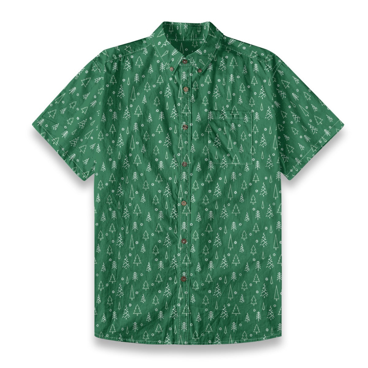 Men's Cotton Button-Up Shirt