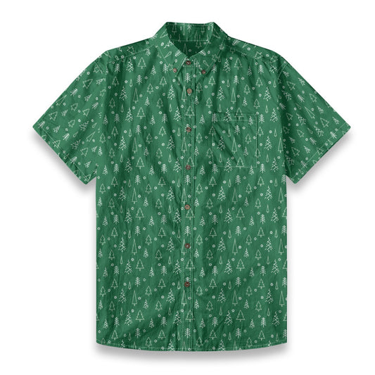 Men's Cotton Button-Up Shirt