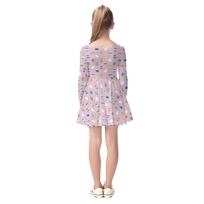 Kids' Long-Sleeve Twirl Dress
