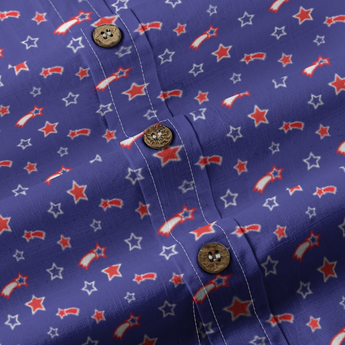 Men's Cotton Button-Up Shirt