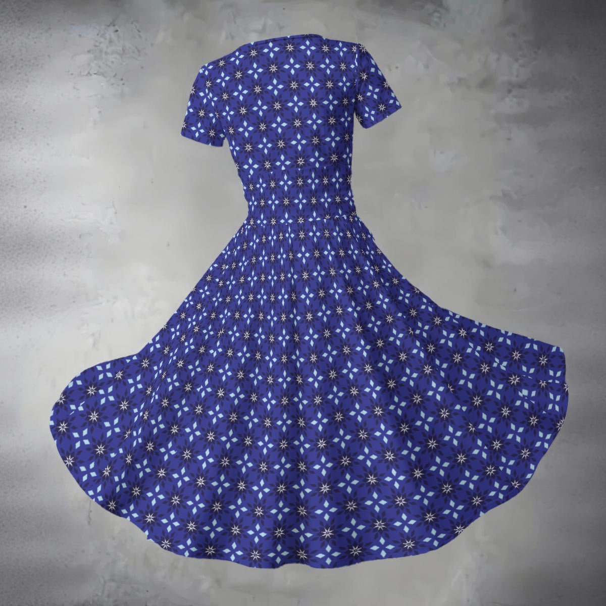 Women's Midi V-Neck Dress