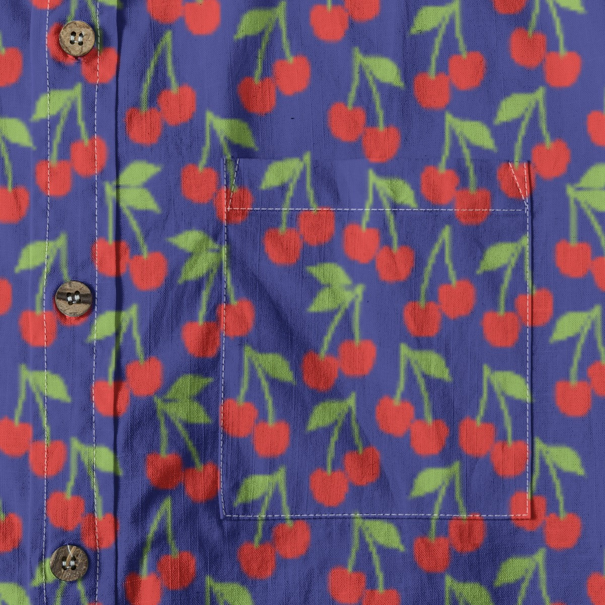 Men's Cotton Button-Up Shirt
