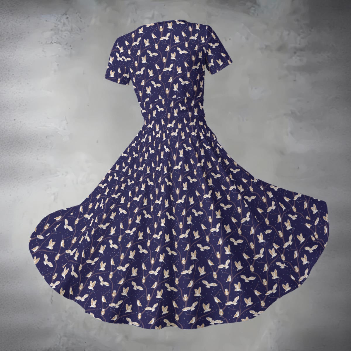 Women's Midi V-Neck Dress