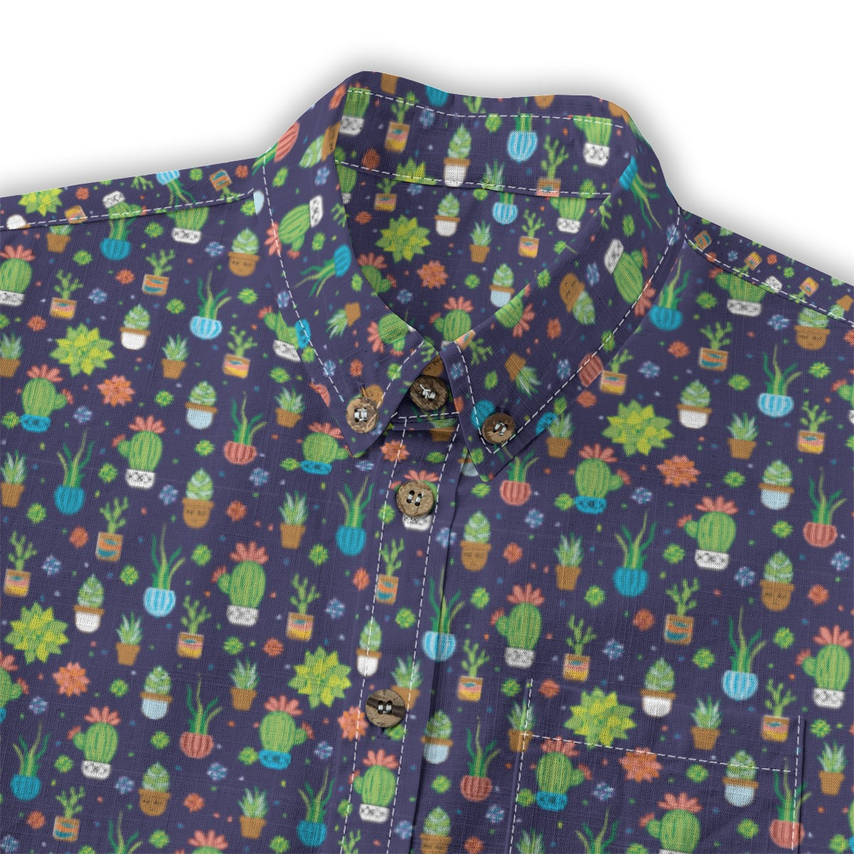 Kids' Cotton Button-Up Shirt