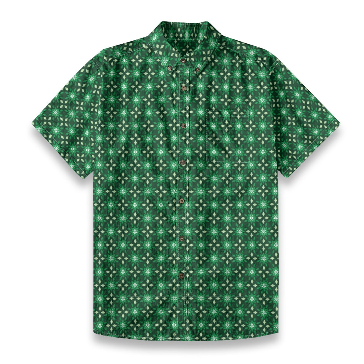 Men's Cotton Button-Up Shirt