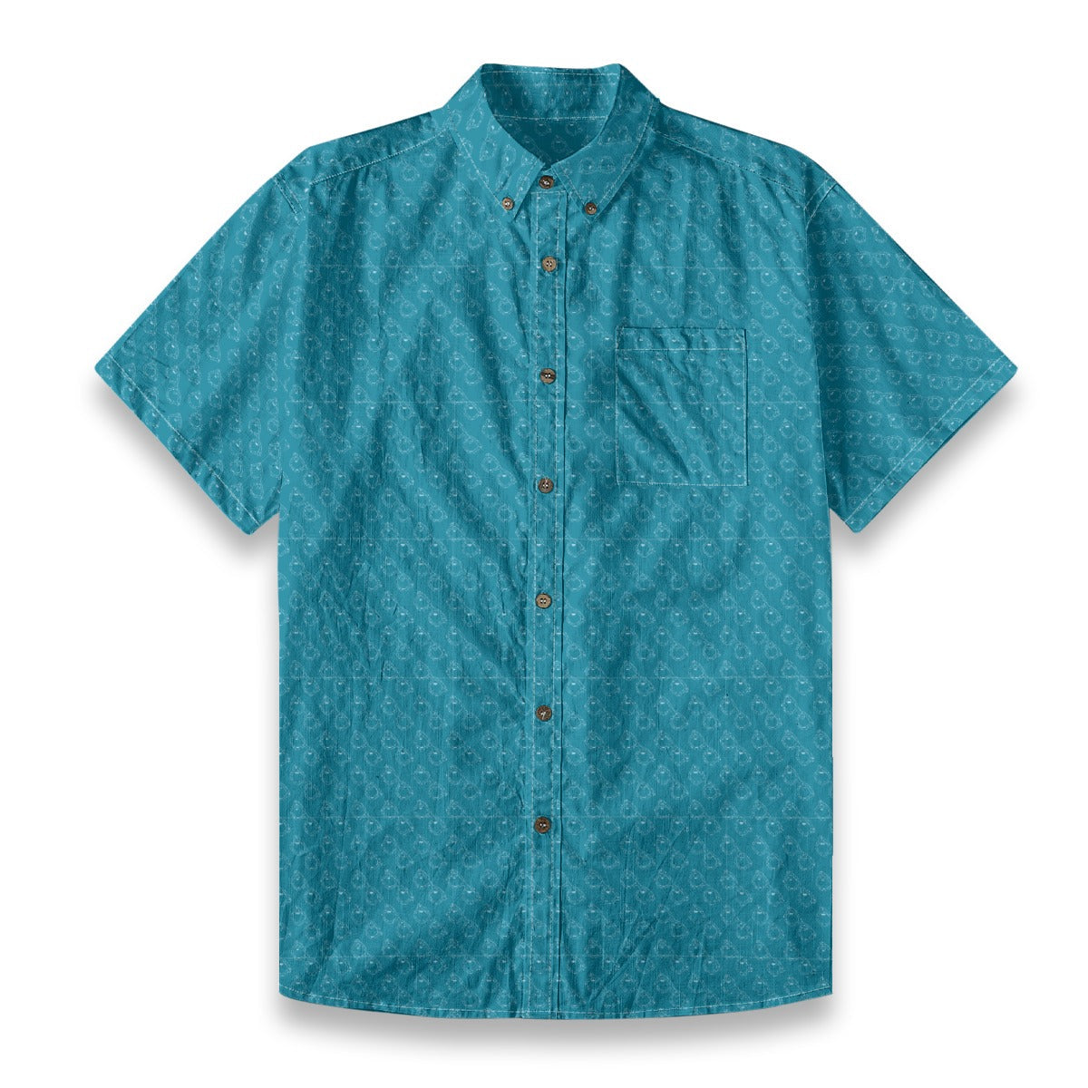 Men's Cotton Button-Up Shirt