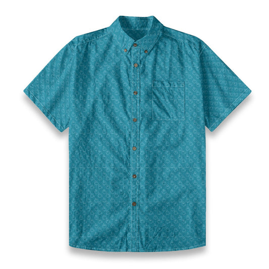 Men's Cotton Button-Up Shirt