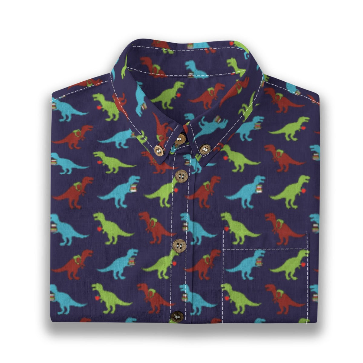 Kids' Cotton Button-Up Shirt