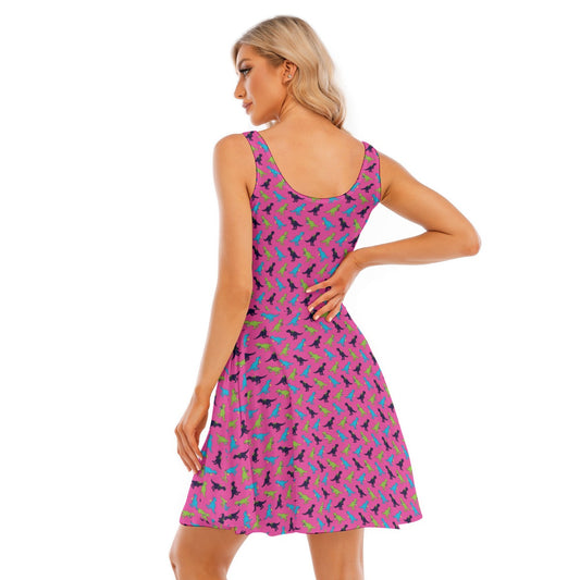 Women's Sleeveless Twirl Dress