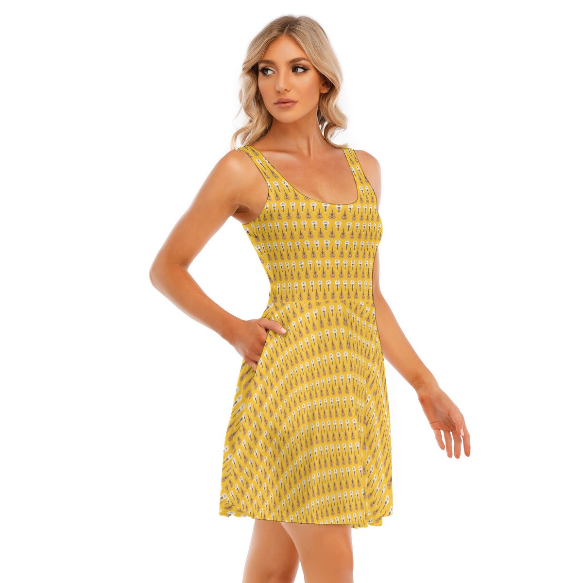 Women's Sleeveless Twirl Dress