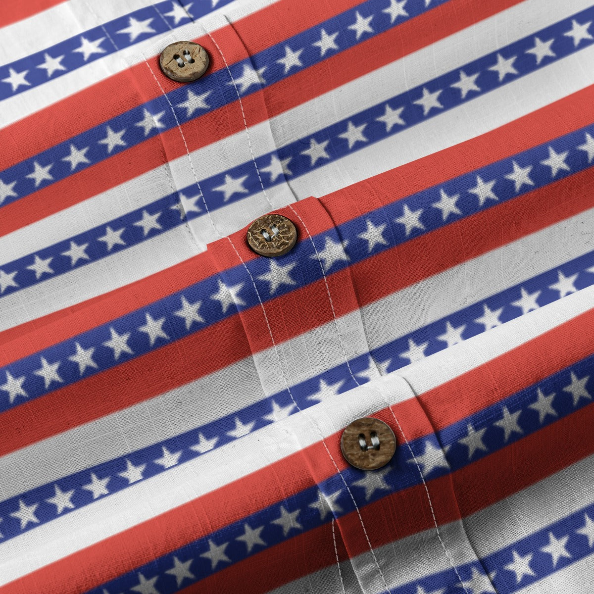 Men's Cotton Button-Up Shirt