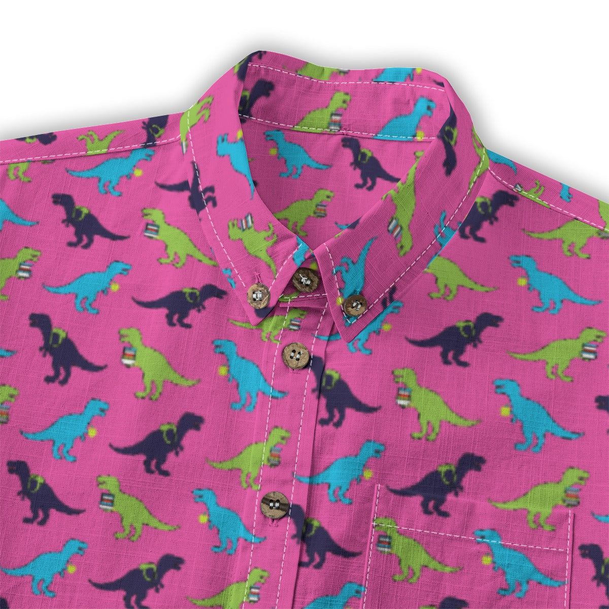 Kids' Cotton Button-Up Shirt