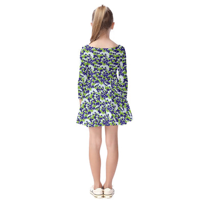 Kids' Long-Sleeve Twirl Dress
