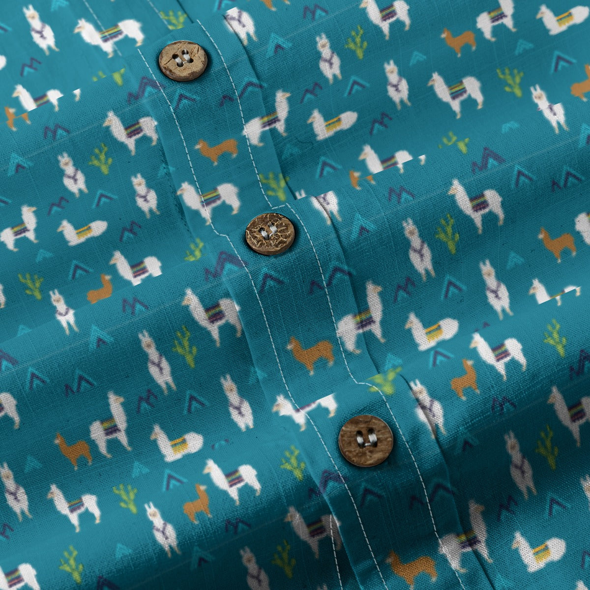 Men's Cotton Button-Up Shirt