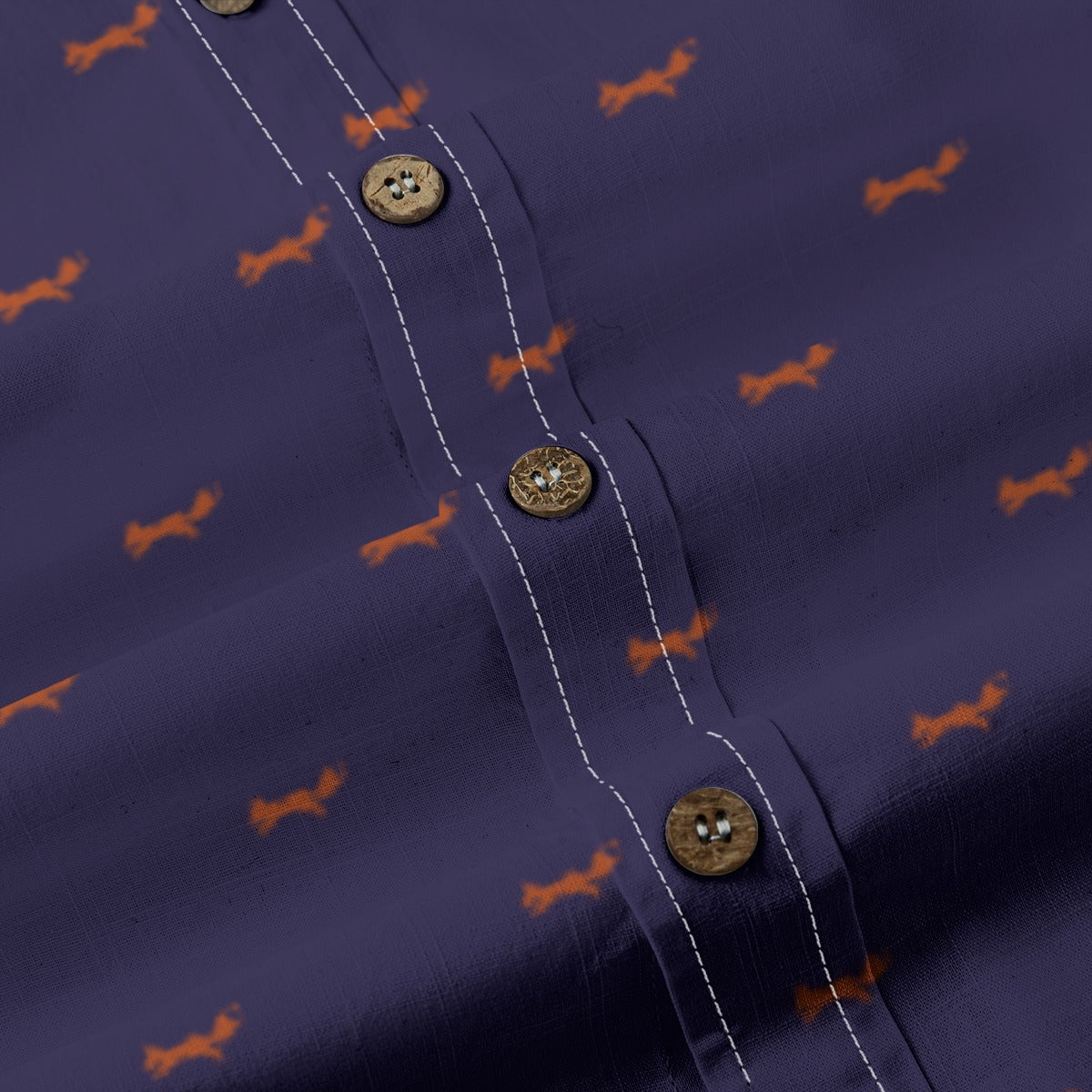 Kids' Cotton Button-Up Shirt