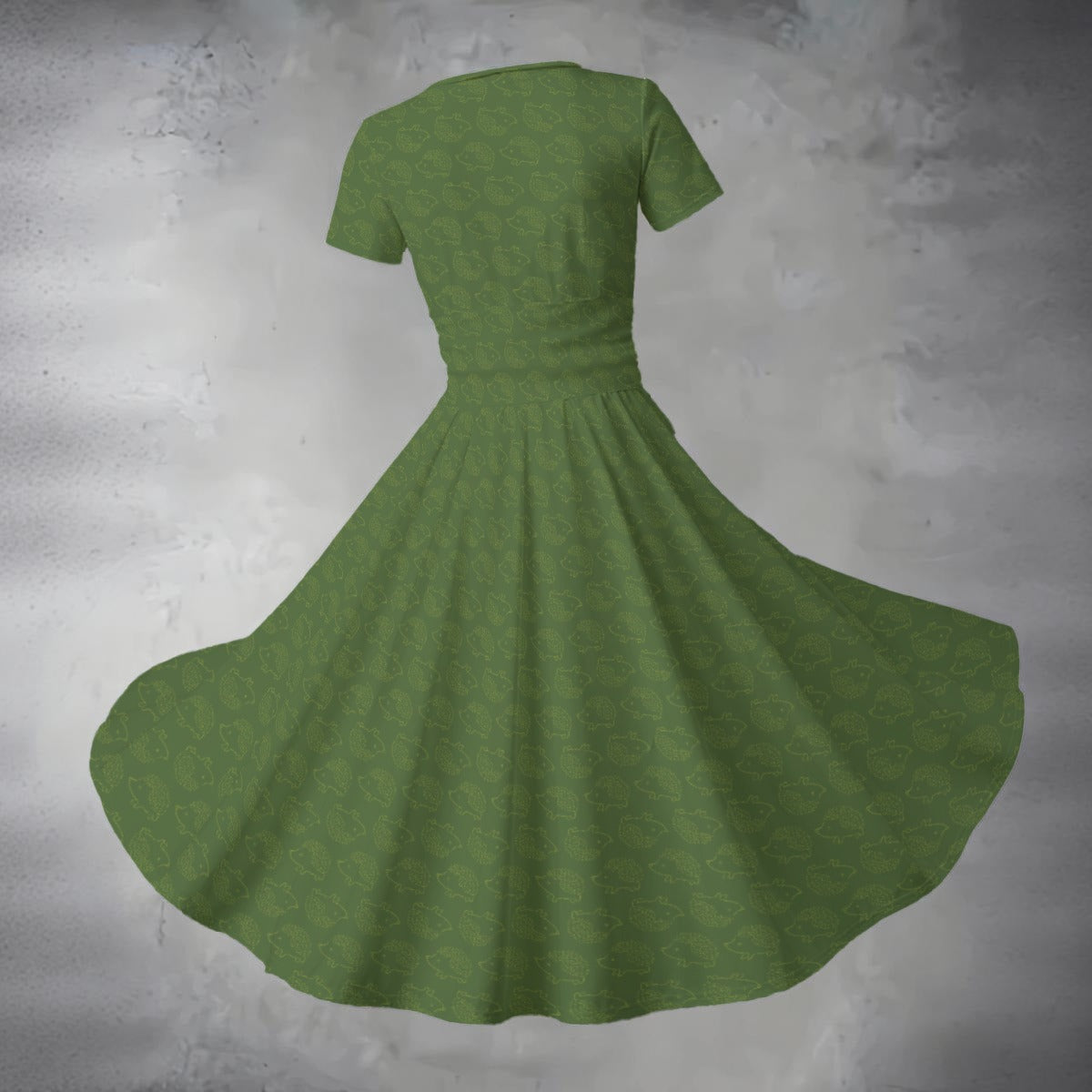 Women's Midi V-Neck Dress