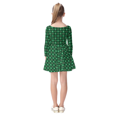 Kids' Long-Sleeve Twirl Dress