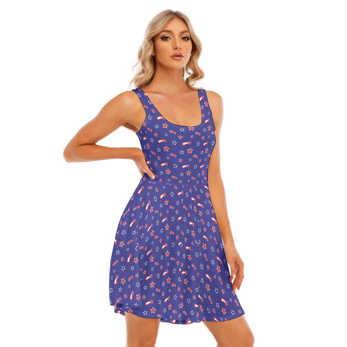 Women's Sleeveless Twirl Dress