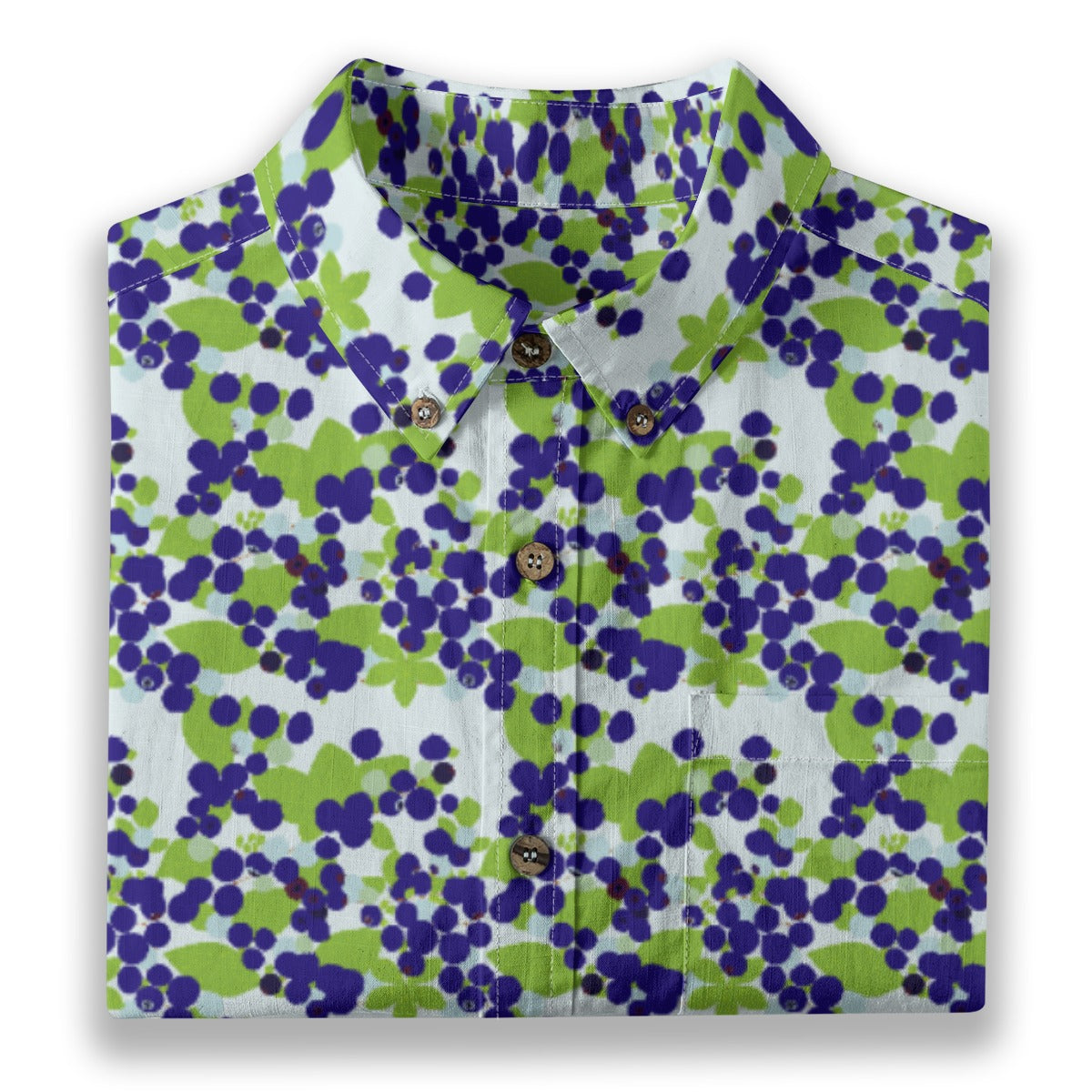 Men's Cotton Button-Up Shirt