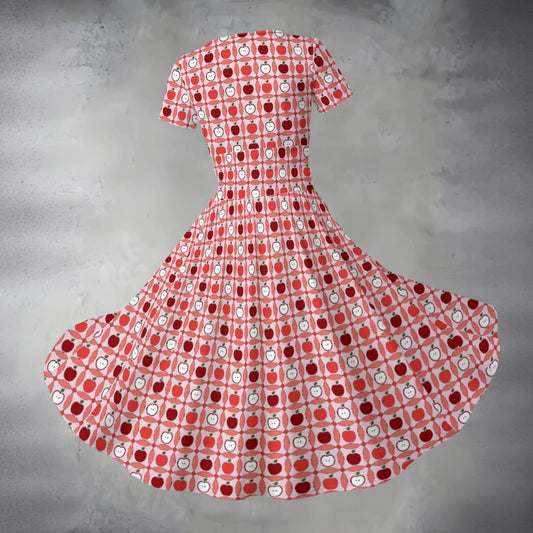 Women's Midi V-Neck Dress