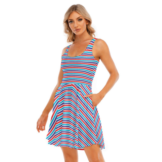 Women's Sleeveless Twirl Dress