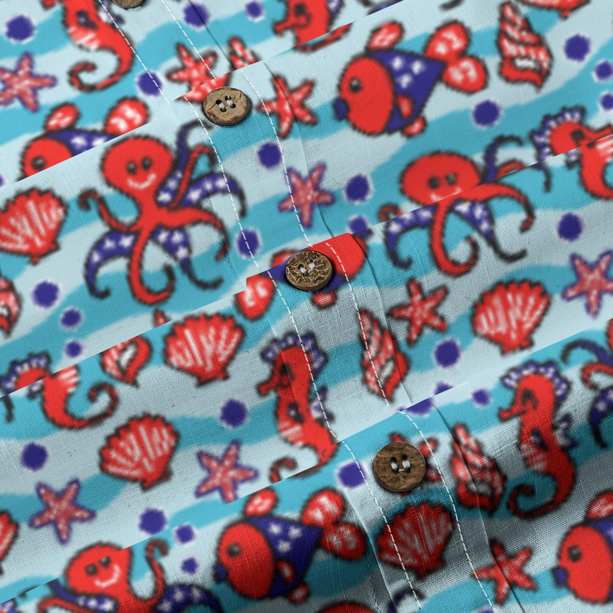 Kids' Cotton Button-Up Shirt