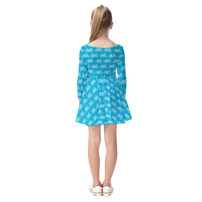 Kids' Long-Sleeve Twirl Dress