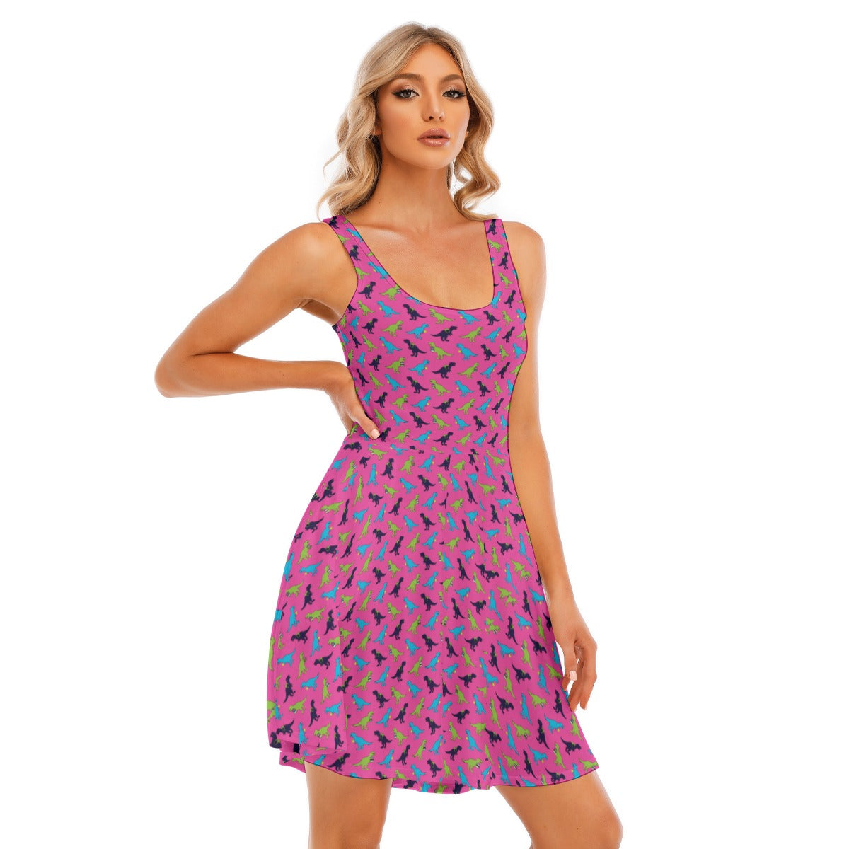 Women's Sleeveless Twirl Dress