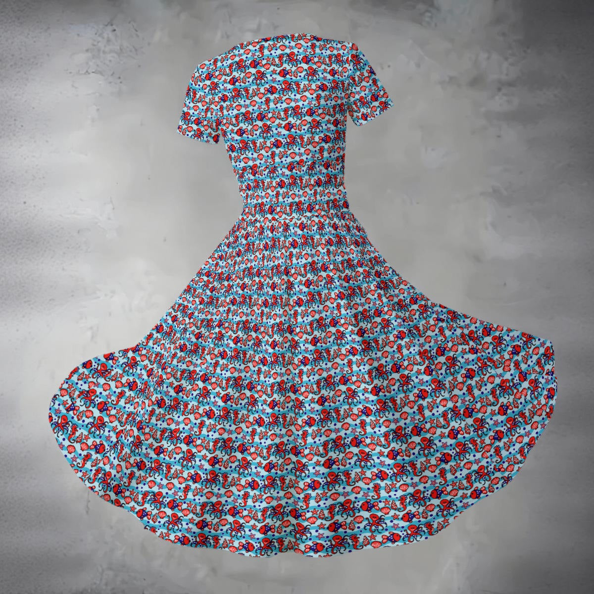 Women's Midi V-Neck Dress