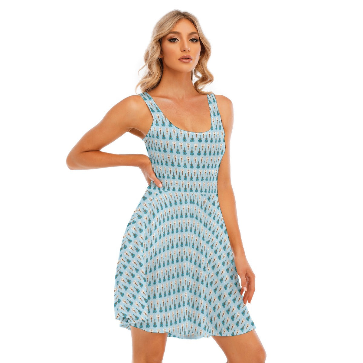 Women's Sleeveless Twirl Dress
