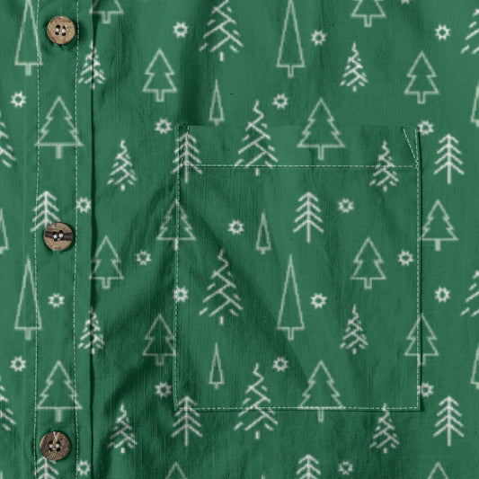 Men's Cotton Button-Up Shirt