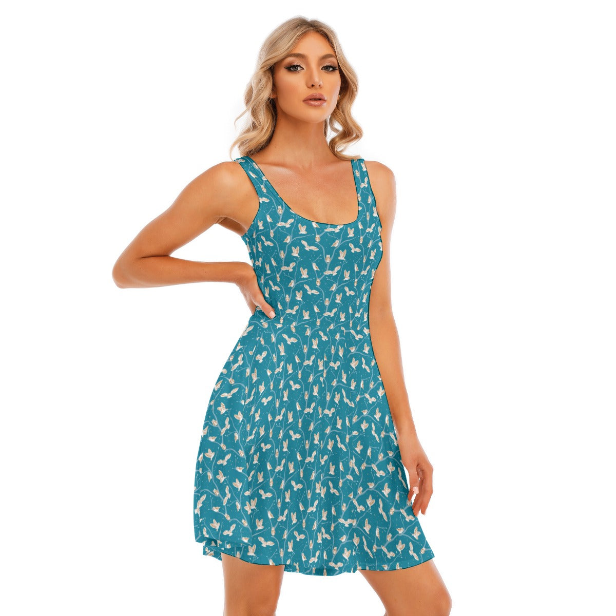 Women's Sleeveless Twirl Dress