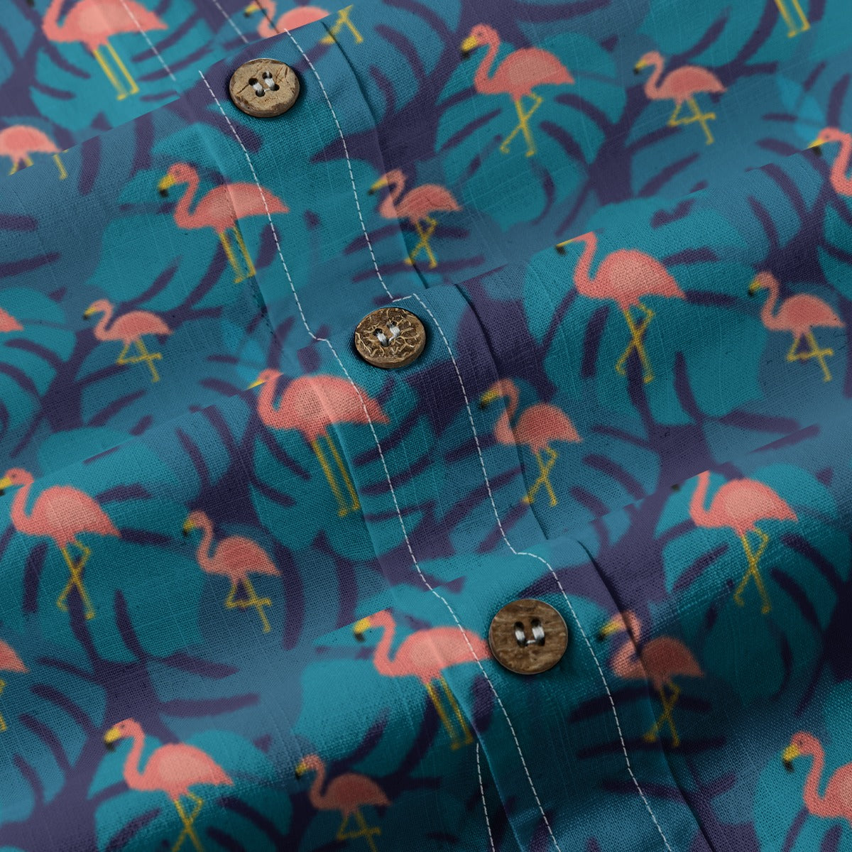 Men's Cotton Button-Up Shirt