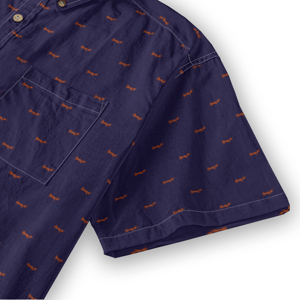 Men's Cotton Button-Up Shirt