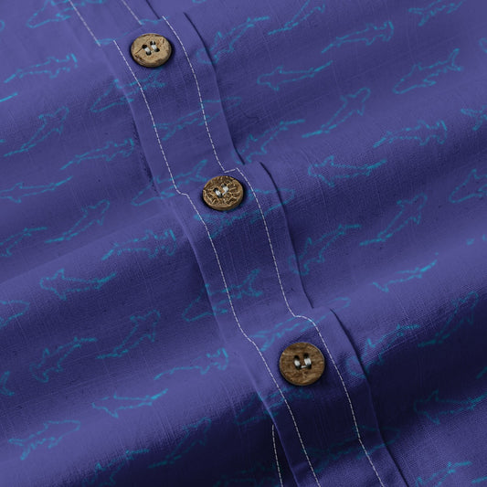 Men's Cotton Button-Up Shirt