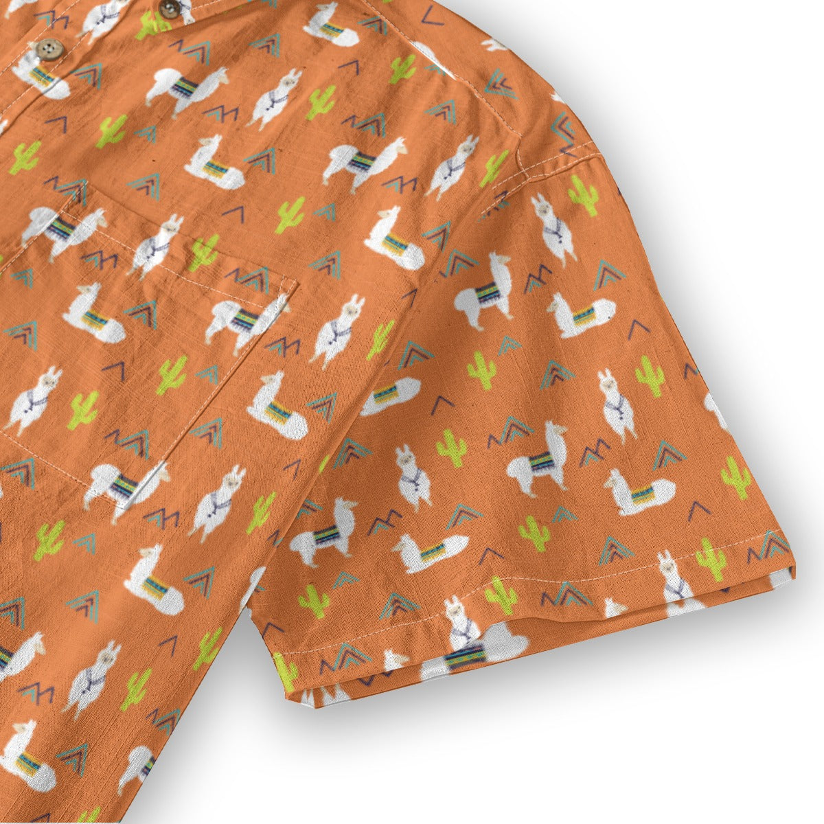 Men's Cotton Button-Up Shirt