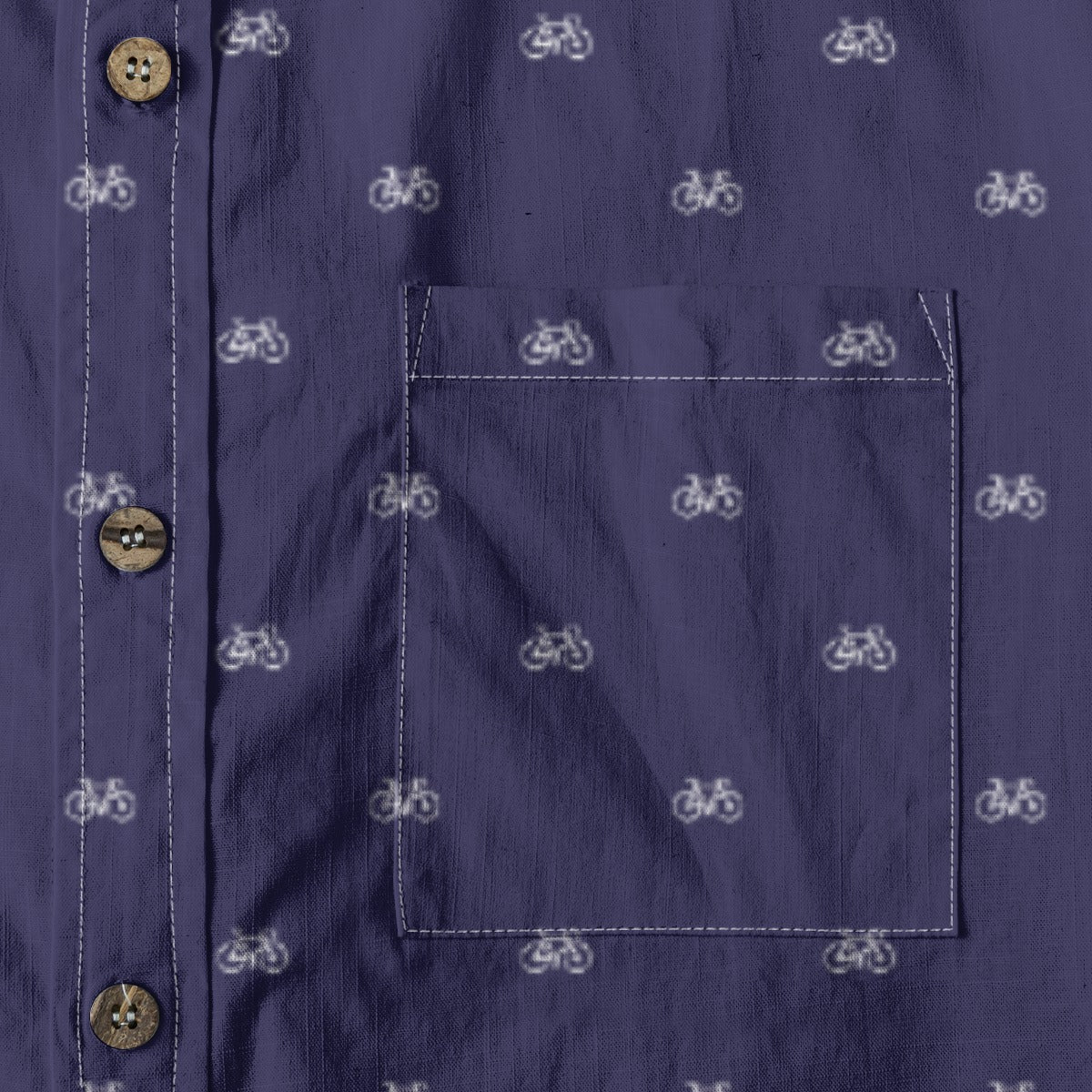 Men's Cotton Button-Up Shirt
