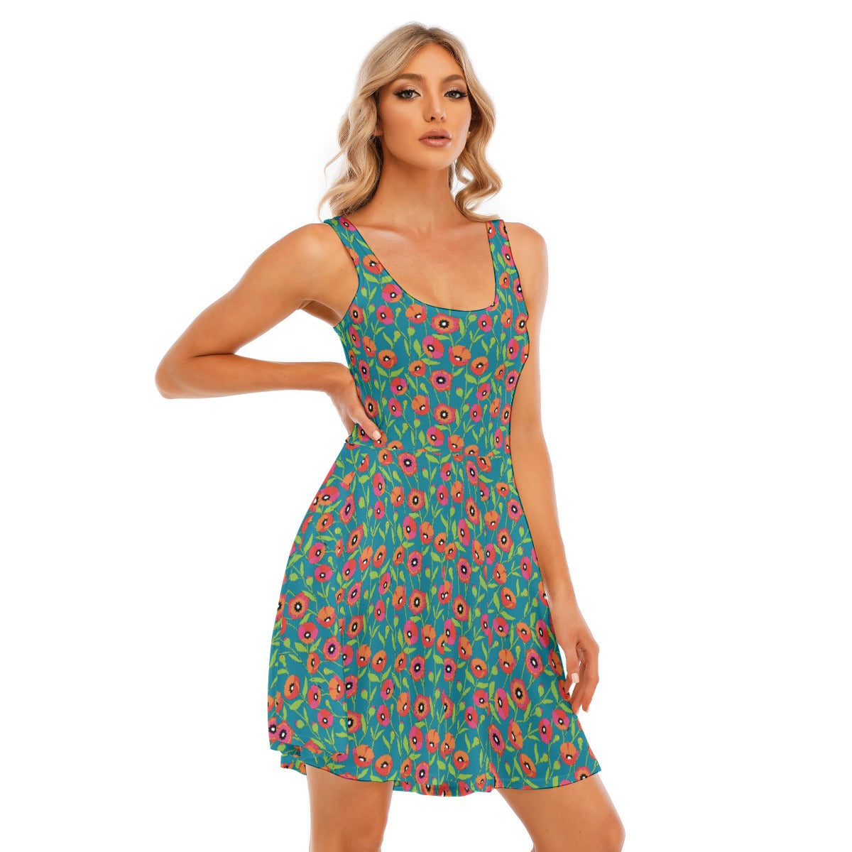 Women's Sleeveless Twirl Dress