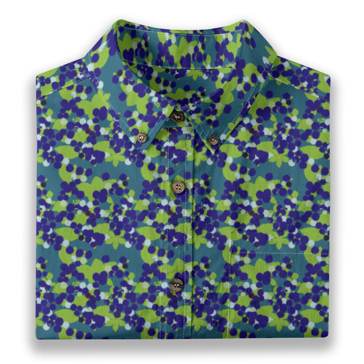 Men's Cotton Button-Up Shirt