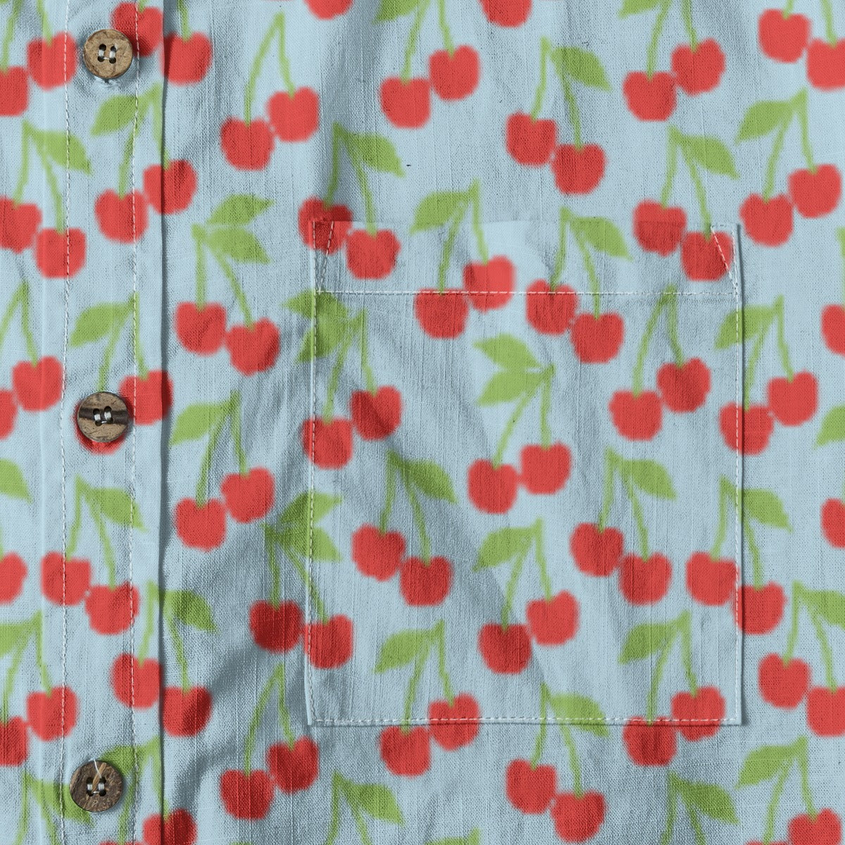 Men's Cotton Button-Up Shirt